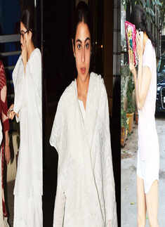 Sara Ali Khan gets upset with the paparazzi, avoids getting clicked