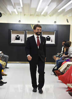 Fashion show at Viswa & Devji diamonds store