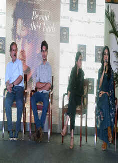 Majid Majidi, Ishaan Khatter, Shareen Mantri Kedia and Malavika Mohanan
