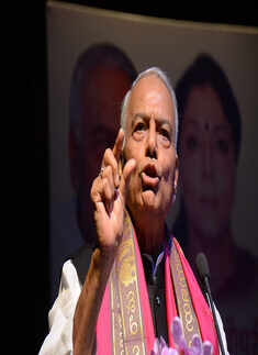 Photo: Yashwant Sinha quits BJP