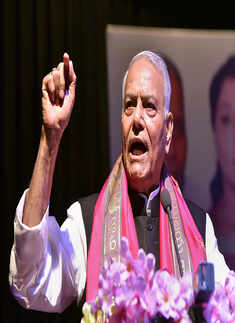 Photo: Yashwant Sinha quits BJP