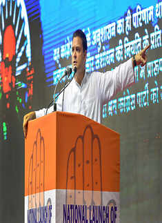 Photos: Rahul Gandhi launches &ldquo;Save the Constitution&rdquo; campaign