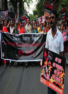 BJP holds rally against TMC in Kolkata