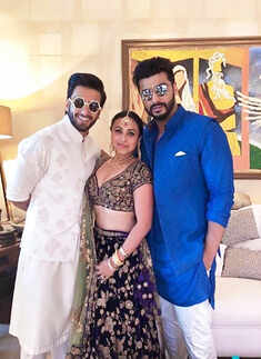 Newly-wed Sonam Kapoor & Anand Ahuja photos