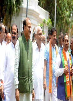 Yeddyurappa sworn in as Karnataka CM