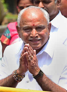 Yeddyurappa resigns as Chief Minister ahead of trust vote