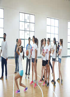 Femina Miss India 2018 finalists at Bennett University: Basketball & Iron Maiden challenge