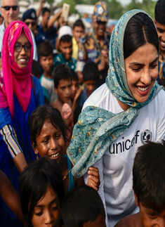 When Priyanka Chopra met children at refugee camps in Bangladesh, see pictures