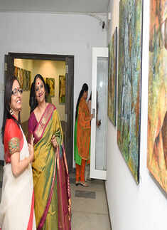 Sarbani Ganguly&rsquo;s art exhibition