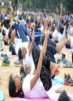 Millions mark International Yoga Day 2018