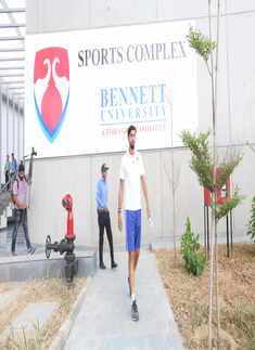 Ishant Sharma visits Bennett University