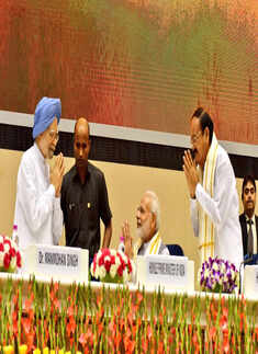 In pictures: PM Modi releases Venkaiah Naidu's book