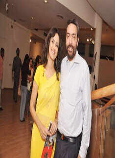 Shivani Pasrich with her husband Amir Pasrich