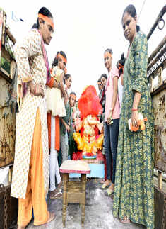 In pictures: Ganesh Chaturthi celebrations begin with fervour