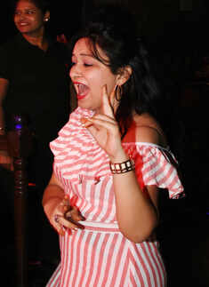 Calcuttans let their hair down at a city pub