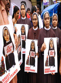 Kerala nuns continue sit-in protest over rape case