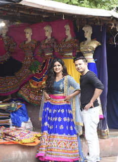 Vatsal Seth and Ishita Dutta visit Law Garden