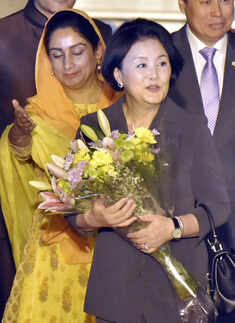 South Korean First Lady Kim Jung-sook visits India