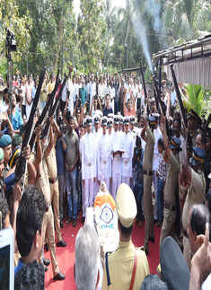 Mortal remains of martyred soldier laid to rest with honours