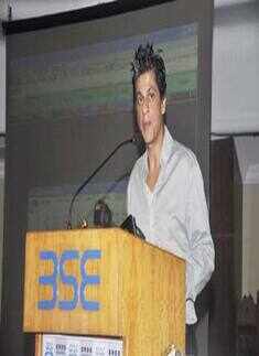 Shah Rukh @ BSE