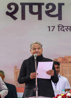 Ashok Gehlot sworn in as Rajasthan CM, Sachin Pilot Deputy CM