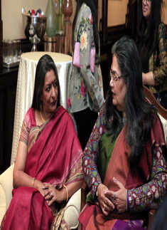 Nandita Palchoudhuri and Usha Uthup 