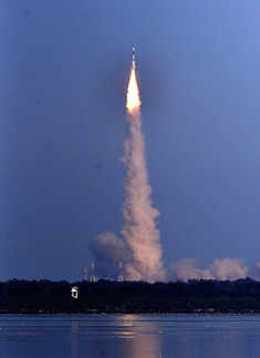 ISRO&rsquo;s military communication satellite GSAT-7A launched