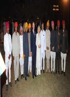 Maharajah Gaj Singh's party