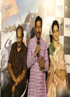 KV Vijayendra Prasad and Kangana Ranaut