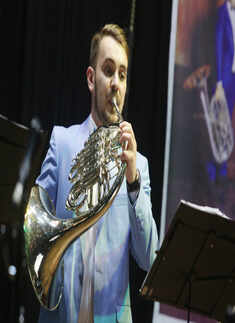 The New Life Brass band performs at a concert