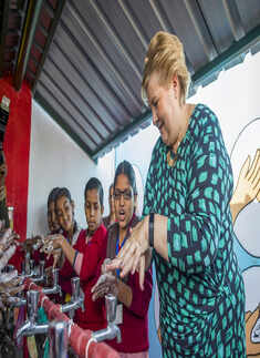 Norwegian Prime Minister Erna Solberg visits India