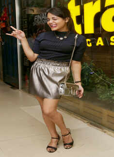 Revellers let their hair down at a city pub