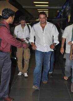Sanju returns from Dubai