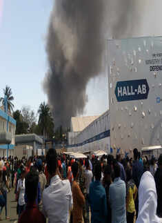 At least 150 cars gutted in fire near venue of Aero India 2019