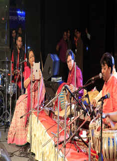 Lopamudra Mitra, Satinath Mukhopadhyay and Ustad Rashid Khan