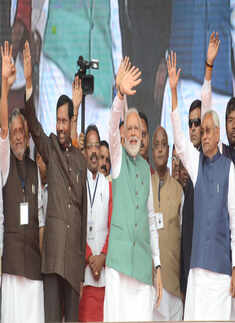 PM Modi, Bihar CM Nitish hold rally in Patna