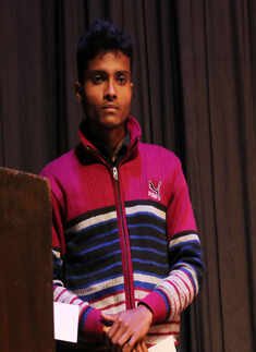 Musicians perform at the show 'Ode to Joy'