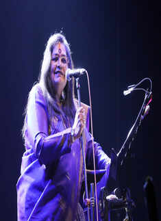 Musicians perform at the show 'Ode to Joy'