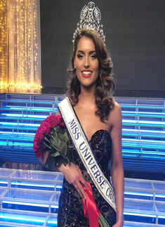 Mia Rkman crowned Miss Universe Croatia 2019