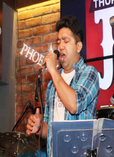 Latin jazz band Orient Express performs at a resto-pub