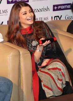 Aishwarya Rai promotes 'Guzaarish'
