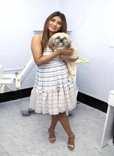 Celebs attend the inauguration of a pet care unit