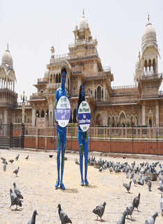 PETA members protest against the use of leather products