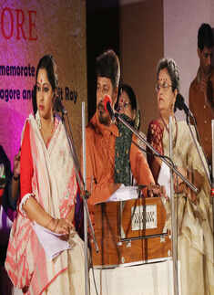 Musicians celebrate the birth anniversaries of Rabindranath Tagore and Satyajit Ray