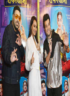 Badshah, Sonakshi Sinha and Varun Sharma 