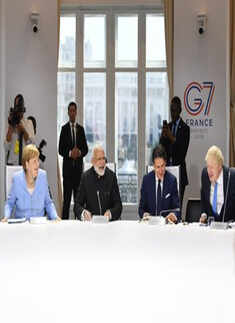 In pics: PM Modi attends G7 Summit