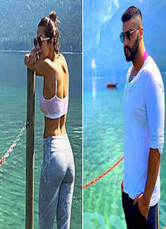 Malaika Arora and Arjun Kapoor share similar photos from their holiday in Austria