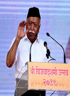 RSS celebrates foundation day on Vijayadashami 