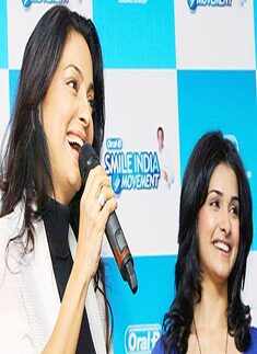 Juhi & Prachi at event