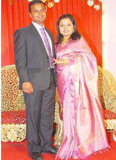 Sandeep & Aishwarya's wedding reception